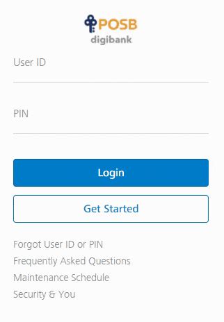 POSB Login Problem FAQs .